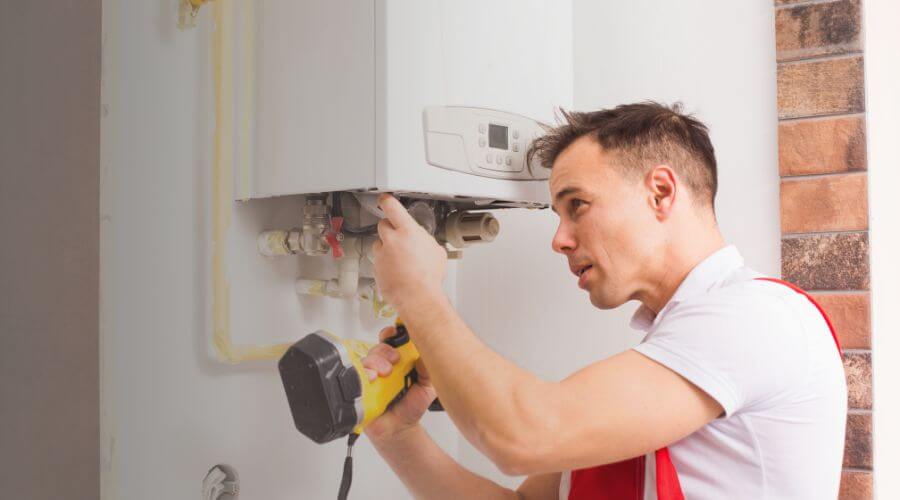 Local water heater installation in McBain, MI